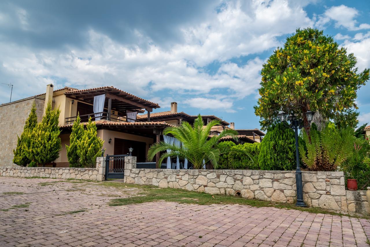 Blue Thea Luxury Villa In Afitos Екстериор снимка